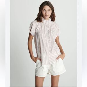 Sundays- Leah Shirt- Blush Stripe